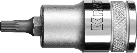 Торцовая бита-головка KRAFTOOL &quot;INDUSTRIE QUALITAT&quot;, материал S2, SPLINE, сатинированная, 1/2&quot;, M5 27911-05_z01 купить в Нефтеюганске