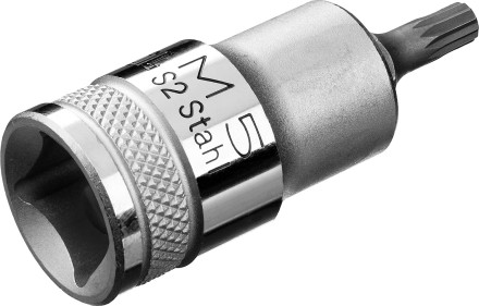 Торцовая бита-головка KRAFTOOL &quot;INDUSTRIE QUALITAT&quot;, материал S2, SPLINE, сатинированная, 1/2&quot;, M5 27911-05_z01 купить в Нефтеюганске