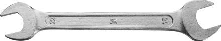 Ключ рожковый гаечный ЗУБР &quot;СТАНДАРТ&quot;, оцинкованный, 22х24мм 27115-22-24 купить в Нефтеюганске