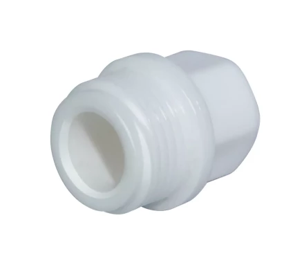 Пробка с резьбой PP-R НР 20 х 1/2 белая (100/1500) 45580 купить в Нефтеюганске