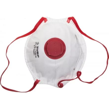 Полумаска фильтрующая ЗУБР &quot;МАСТЕР&quot; коническая, с клапаном, многослойная, класс защиты FFP1, 5шт 11163-H5 купить в Нефтеюганске