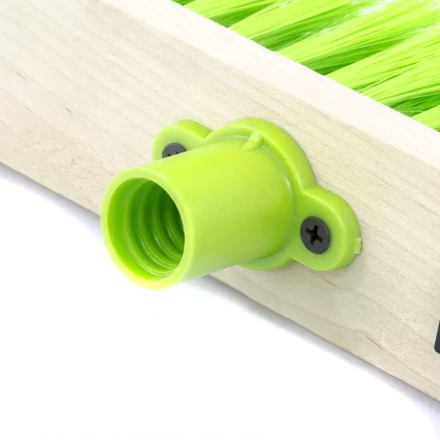 Щетка деревянная для подметания пола 280мм 5рядов прямая тулейка с резьбой без черенка СИБРТЕХ 84614 купить в Нефтеюганске