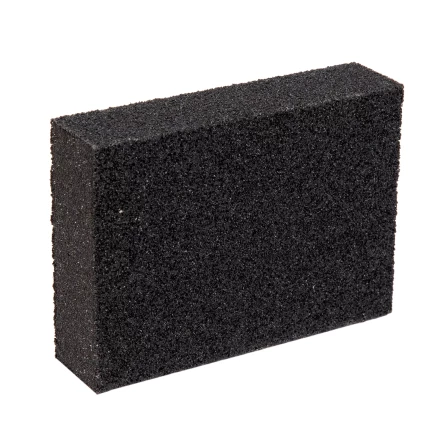 Губка для шлифования, 100 х 70 х 25 мм, средняя жесткость, P 60, Сибртех 757007 купить в Нефтеюганске
