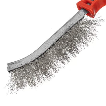 Щетка металлическая фосфатированная, пластиковая ручка Matrix 748325 купить в Нефтеюганске