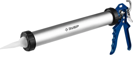 Пистолет для герметика ЗУБР &quot;ПРОФЕССИОНАЛ&quot;, закрытый, алюминиевый корпус, 600мл 06633-60 купить в Нефтеюганске
