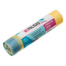 Пакеты для мусора с завязками 35 л x 15 шт. желтые, Home Palisad 927165