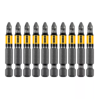 Бита PH2х50, сталь S2, цилиндр., 10 шт. Е 6,3 Denzel 11641