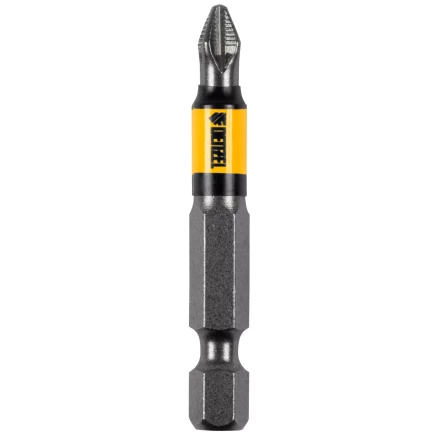 Бита PH2х50, сталь S2, цилиндр., 10 шт. Е 6,3 Denzel 11641 купить в Нефтеюганске