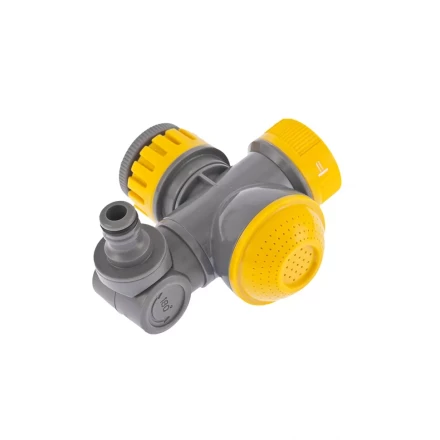 Соединитель для крана с внутренней резьбой 1/2&quot; - 3/4&quot; с переключателем и шарниром PALISAD LUXE 66253 купить в Нефтеюганске