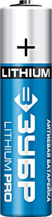 Батарейка ЗУБР &quot;Lithium PRO&quot;, литиевая Li-FeS2, &quot;AAA&quot;, 1,5В, 2шт 59201-2C купить в Нефтеюганске