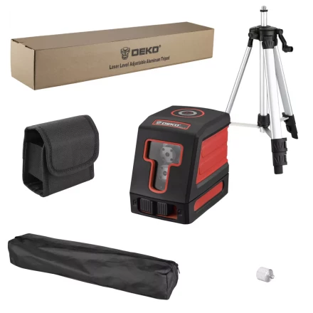 Уровень лазерный DKLL11 SET 2 DEKO, 065-0271, со штативом купить в Нефтеюганске