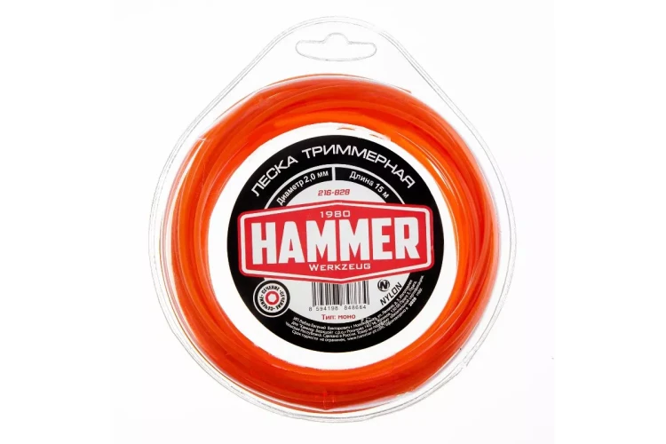 Леска для триммеров HAMMER 216-828 купить в Нефтеюганске