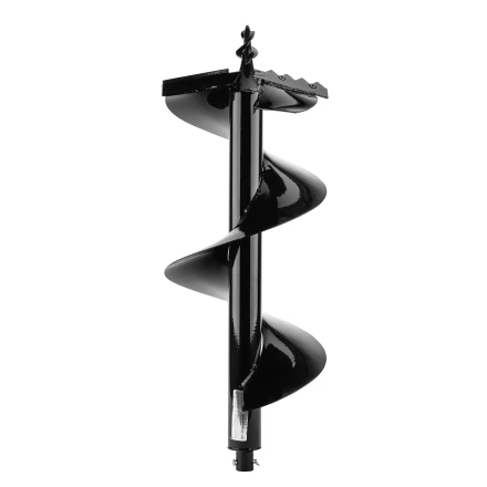 Шнек для грунта ER-300, диаметр 300 мм, длина 800 мм,соединение 20 мм, съемный нож Denzel 56010 купить в Нефтеюганске