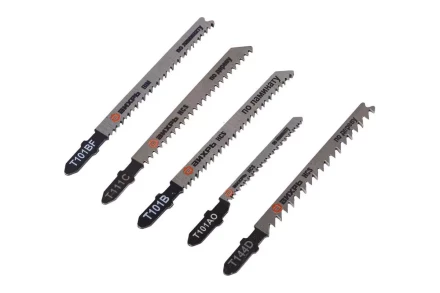 Набор пилок для лобзика по дереву 5шт Вихрь 73/10/5/16 купить в Нефтеюганске