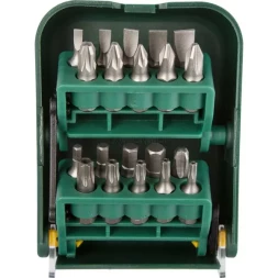 Набор бит "EXPERT", KRAFTOOL 26135-H21, в мобильном бит-боксе с клипсой, Cr-V, 25мм, 21 предмет 26135-H21