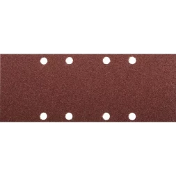 Лист шлифовальный ЗУБР &quot;МАСТЕР&quot;, 8 отверстий, для ПШМ на зажимах, Р40, 93х230мм, 5шт 35591-040