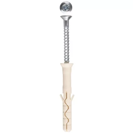 Дюбель-гвоздь ЗУБР &quot;ПРОФЕССИОНАЛ&quot; нейлоновый, потайный бортик, 6 x 60 мм, 100 шт 4-301375-06-060 купить в Нефтеюганске