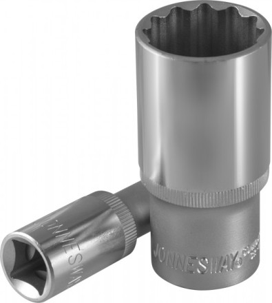 Головка торцевая удлиненная 12-гранная 1/2&quot; М19  S04НD4719 Jonnesway 49068 купить в Нефтеюганске