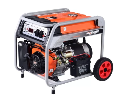 Генератор бензиновый TOR KM4800H 3,3 кВт 220В 16 л с электростартером и колесами 1011096 купить в Нефтеюганске