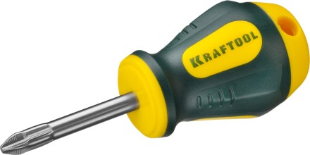 Отвертка KRAFTOOL, Cr-Mo-V сталь, двухкомпонентная противоскользящая рукоятка, PH, №2x38мм 250072-2-038 купить в Нефтеюганске