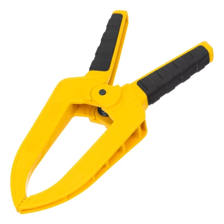 Струбцина клещеобразная Denzel, удлиненная 75 х 110 мм двухкомпонентные рукоятки, 20790 купить в Нефтеюганске