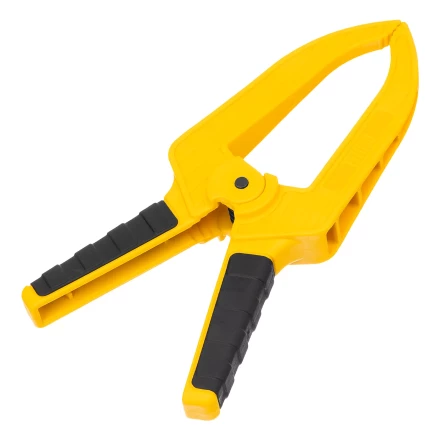 Струбцина клещеобразная Denzel, удлиненная 75 х 110 мм двухкомпонентные рукоятки, 20790 купить в Нефтеюганске