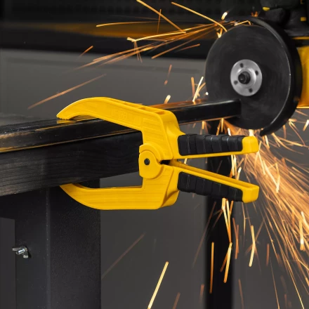 Струбцина клещеобразная Denzel, удлиненная 75 х 110 мм двухкомпонентные рукоятки, 20790 купить в Нефтеюганске