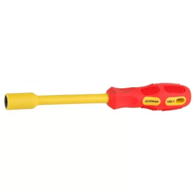 Отвертка STAYER "INSULATED" MAX-GRIP диэлектрич, Cr-V, HEX 11x125мм 25829-11-125 G