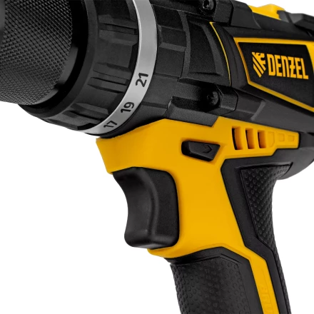 Дрель-шуруповерт аккумуляторная ударная бесщет Denzel CIDB-IB-18-02 26130, Li-Ion, 18 В, 2 акк. купить в Нефтеюганске