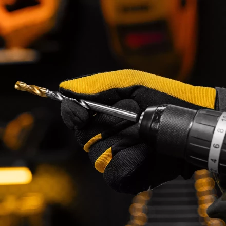 Сверло спиральное по металлу Denzel 8 x 117 мм, Р6М5, Golden Tip, 718239 купить в Нефтеюганске