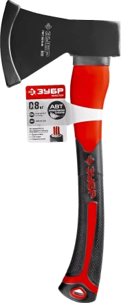 Топор ЗУБР &quot;МАСТЕР&quot; кованый с двухкомпонентной стеклопластиковой рукояткой, 0,8кг 2061-08 купить в Нефтеюганске