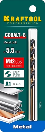 Сверла по металлу HSS-Co 29656-5.5 купить в Нефтеюганске