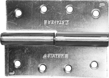 Петля дверная STAYER &quot;MASTER&quot; разъемная, цвет белый цинк, левая, 100мм 37613-100-1L купить в Нефтеюганске