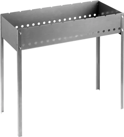 Мангал  GRINDA &quot;BARBECUE&quot;, усиленный, толщина 1,5мм, 700х300х700мм 427783 купить в Нефтеюганске