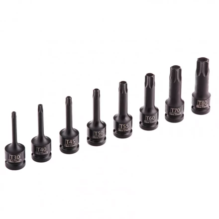 Набор ударных торцевых головок TORX 1/2&quot;,  в кейсе 8 шт Stels 13999 купить в Нефтеюганске