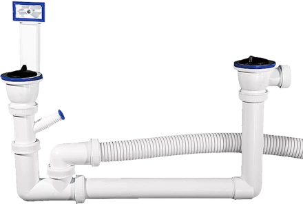 Колбовые сифоны для двухместной мойки серия МАСТЕР купить в Нефтеюганске