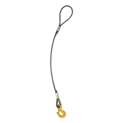 Строп канатный одноветвевой 1СК 10 т L=4.5 м с кч din 11.0 т опрессовка