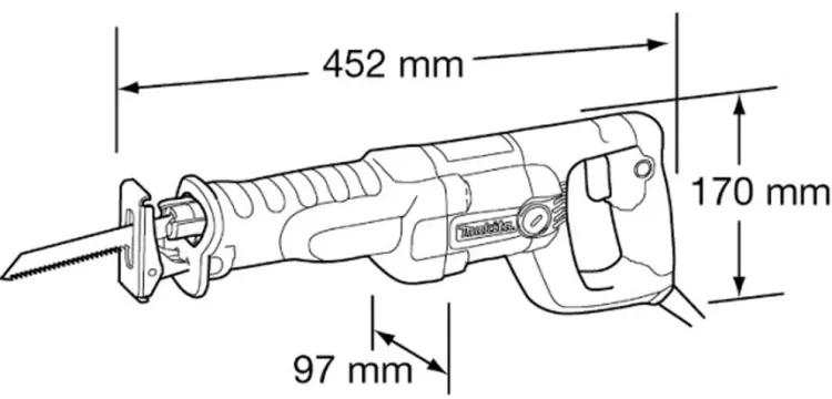 Пила сабельная Makita JR3050T купить в Нефтеюганске