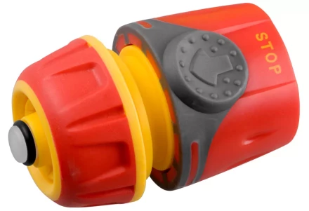 Соединитель GRINDA &quot;Premium&quot; с автостопом, пластмассовый с TPR, 1/2&quot; 8-426429 купить в Нефтеюганске