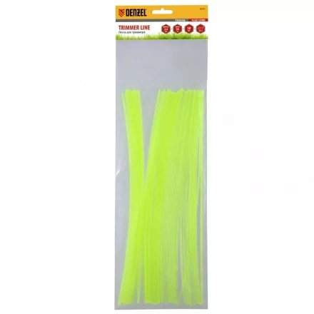 Леска для триммера круглая нарезанная 2,4 мм х 30 см 50 шт Flex cord Denzel 96101 купить в Нефтеюганске