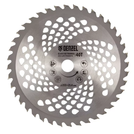 Триммер бензиновый DTL-33S, 33 см3, разъемная штанга, состоит из 2 частей Denzel 96262 купить в Нефтеюганске