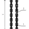 Строп универсальный цепной УСЦ 63 т  L=7 м  8 кл купить в Нефтеюганске