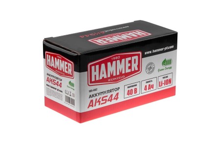 Аккумулятор HAMMER AKS44 (40В 4Ач Li-ion) купить в Нефтеюганске