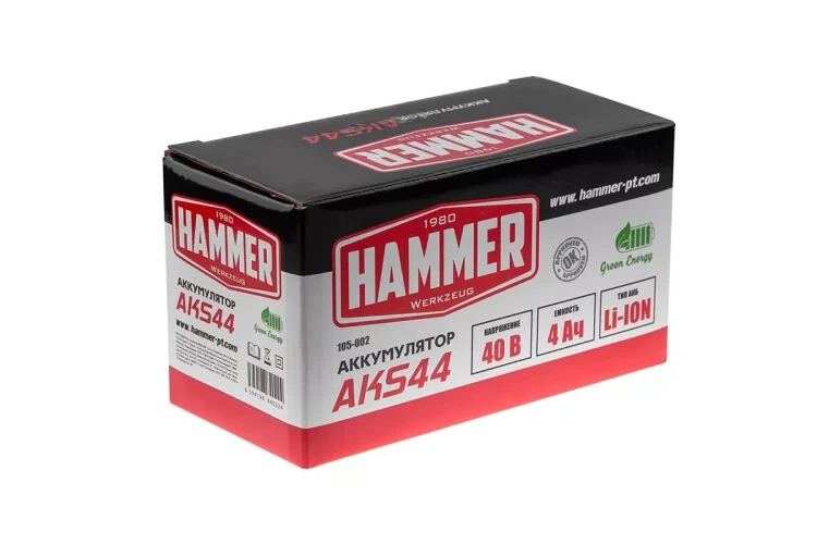 Аккумулятор HAMMER AKS44 (40В 4Ач Li-ion) купить в Нефтеюганске