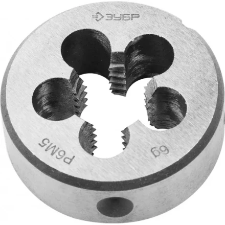 Плашка ЗУБР &quot;ЭКСПЕРТ&quot; круглая машинно-ручная для нарезания метрической резьбы, мелкий шаг, М14 x 1,25 4-28023-14-1.25 купить в Нефтеюганске