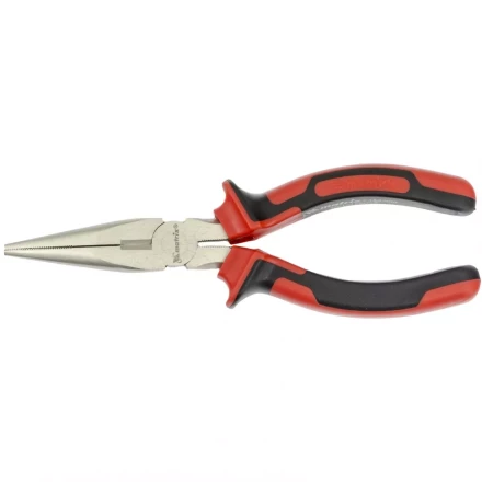 Длинногубцы NICKEL 160 мм прямые никелированные двухкомпонентные рукоятки MTX 171649 купить в Нефтеюганске