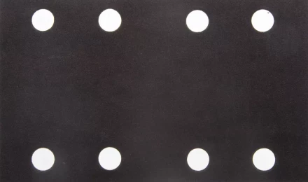 Лист шлиф. универс. URAGAN &quot;Оптимал. для мягких пород дерева&quot; 8 отв. по линии, на липучке, для ПШМ, P320, 80х133мм, 10шт 907-21111-320-10 купить в Нефтеюганске