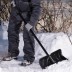 Лопата для уборки снега пластиковая, 490х325х1380 мм, стальной черенок, Palisad 61661 купить в Нефтеюганске