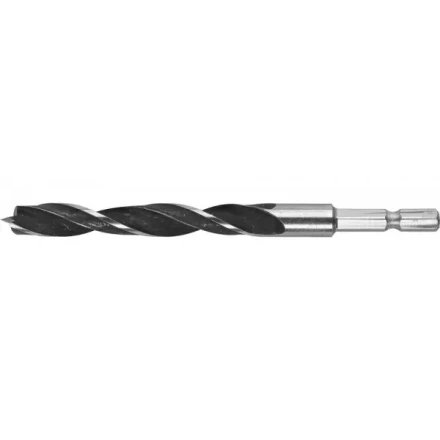 ЗУБР &quot;ЭКСПЕРТ&quot;. Сверло по дереву, М-образная заточка, шестигранный хвостовик 1/4&quot;, 10х120мм 29423-120-10 купить в Нефтеюганске