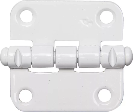 Петля накладная стальная &quot;ПН-40&quot;, цвет белый, универсальная, 40мм 37621-40 купить в Нефтеюганске